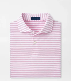 Online Peter Millar Albatross Cotton-Blend Performance Polo PINK LOTUS
