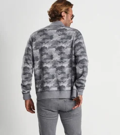 Sale Peter Millar Alpine Reversible Full-Zip Cardigan Gale Grey