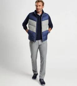 Best Peter Millar Alpine Vest Navy/Gale Grey