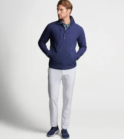 Discount Peter Millar Approach Insulated Snap Shirt Navy