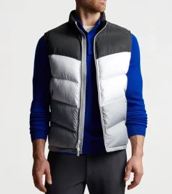 Outlet Peter Millar Apr&egrave;s Ski Vest BLACK REFLECTIVE