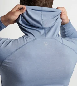 Hot Peter Millar Aurora Performance T-Shirt Hoodie Cape Red