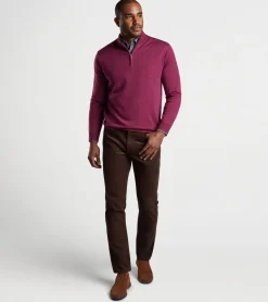 Sale Peter Millar Autumn Crest Quarter-Zip Black