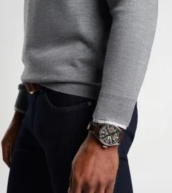 Best Peter Millar Autumn Crest Suede Trim Quarter-Zip Black