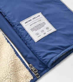 Fashion Peter Millar Autumn Pile Fleece Vest Sandstone