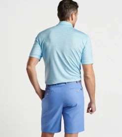 New Peter Millar Avon Performance Jersey Polo Celeste