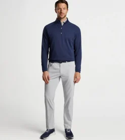Hot Peter Millar Beaumont Performance Quarter-Zip CABANA BLUE