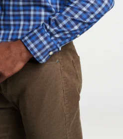 Sale Peter Millar Becket Cotton-Stretch Sport Shirt Cottage Blue