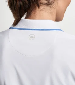 Outlet Peter Millar Betty Drop V Polo Cape Red/ White