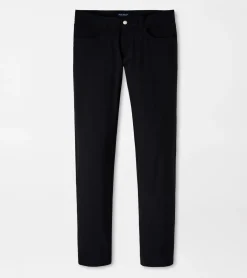 Fashion Peter Millar Bingham Performance Five-Pocket Pant Black