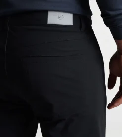 Fashion Peter Millar Bingham Performance Five-Pocket Pant Black