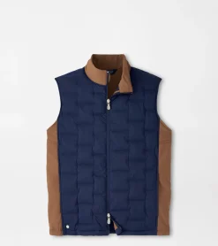 Fashion Peter Millar Blaze Insulated Vest Gale Grey