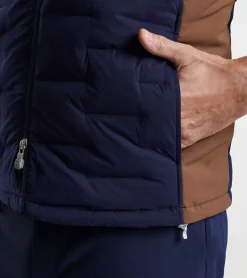 Fashion Peter Millar Blaze Insulated Vest Gale Grey
