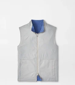 Sale Peter Millar Breeze Reversible Vest BLUE PEARL