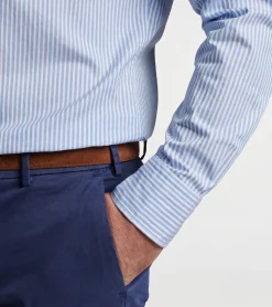 Online Peter Millar Brookhaven Cotton Sport Shirt Gale Grey