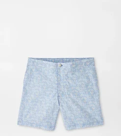 Sale Peter Millar Cain Swim Trunk Cascade Blue