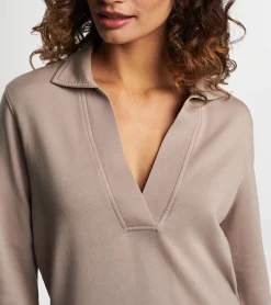 Sale Peter Millar Carla Deep V Lava Tunic PEBBLE