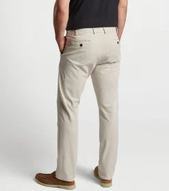 Best Peter Millar Concorde Garment-Dyed Flat-Front Trouser Khaki