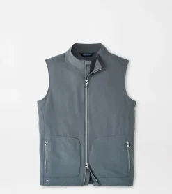 New Peter Millar Contour Vest ICED AQUA