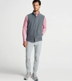 New Peter Millar Contour Vest ICED AQUA
