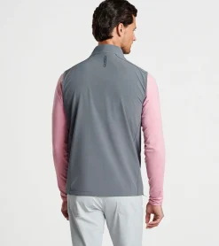 New Peter Millar Contour Vest ICED AQUA
