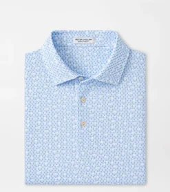 Fashion Peter Millar Corkscrew Performance Jersey Polo White