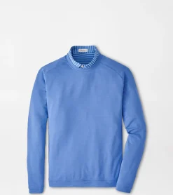 Clearance Peter Millar Cradle Performance Crewneck BONDI BLUE