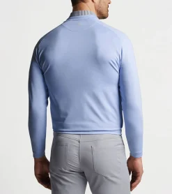 Best Peter Millar Cradle Performance Crewneck ICEBERG BLUE