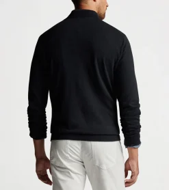 Fashion Peter Millar Crest Quarter-Zip Black
