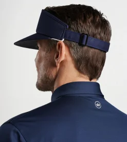 Sale Peter Millar Crown Crest Tour Visor Navy