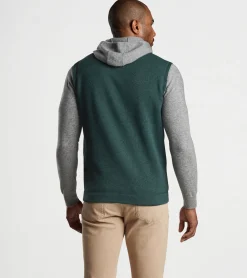 Discount Peter Millar Crown Sweater Fleece Vest BALSAM
