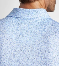 Sale Peter Millar Dazed And Transfused Performance Jersey Polo White/ Bonnet