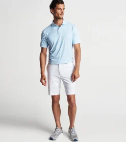Discount Peter Millar Diamond In The Rough Performance Jersey Polo Blue Frost