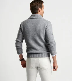 New Peter Millar Eklund Shawl Popover Gale Grey