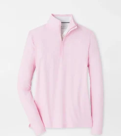 Sale Peter Millar Evelyn drirelease&reg; Quarter Zip PALMER PINK RIPPLE EFFECT