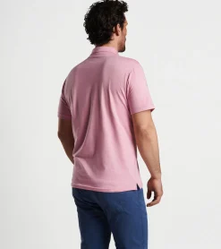 Fashion Peter Millar Excursionist Flex Polo Atlantic Blue