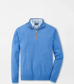 Clearance Peter Millar Excursionist Flex Quarter-Zip Black