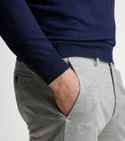 Discount Peter Millar Excursionist Flex Riviera Collar Sweater Navy