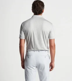 Clearance Peter Millar Excursionist Flex Short Sleeve Polo Atlantic Blue