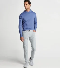 Sale Peter Millar Excursionist Flex Vantage Hoodie Almond