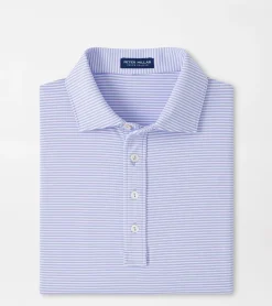 Discount Peter Millar Ezra Performance Jersey Polo EUCALYPTUS