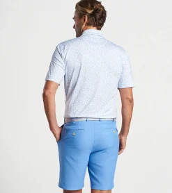 Clearance Peter Millar Fat Tuesday Performance Jersey Polo White