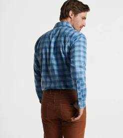 Online Peter Millar Fillmore Cotton Sport Shirt Cottage Blue