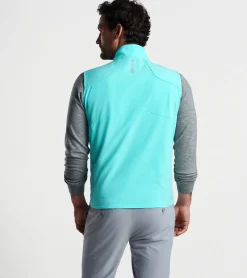 Hot Peter Millar Flex Adapt Full-Zip Vest Turquoise