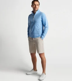 Clearance Peter Millar Flex Adapt Half-Zip Pullover Tahoe Blue