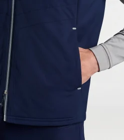 Sale Peter Millar Fuse Elite Hybrid Vest Navy/ British Grey