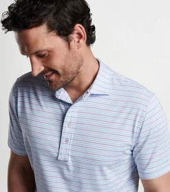 Online Peter Millar Garcia Performance Jersey Polo VIOLET MIST