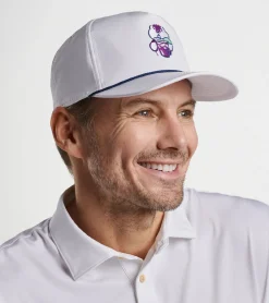 Hot Peter Millar Gopher Performance Rope Hat White