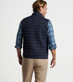 Sale Peter Millar Greenwich Garment-Dyed Vest Carrot