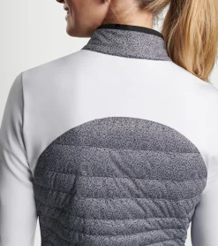 Hot Peter Millar Hexagons Print Merge Hybrid Jacket Black/White